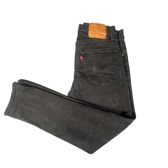 Levis 511 Mens Jeans Size 31x30 Slim Fit Black Denim - Picture 1 of 13